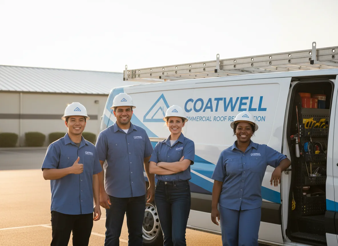 Commercial roof coating company in Fieldale, VA